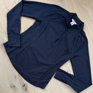 ⛳️ Tommy Bahama Navy Textured Quarter-Zip Golf Pullover